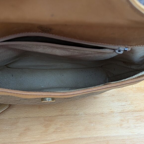 GUCCI Vintage GG Supreme Monogram Purse Crossbody & Wallet Brown Leather Bag - Picture 16 of 16